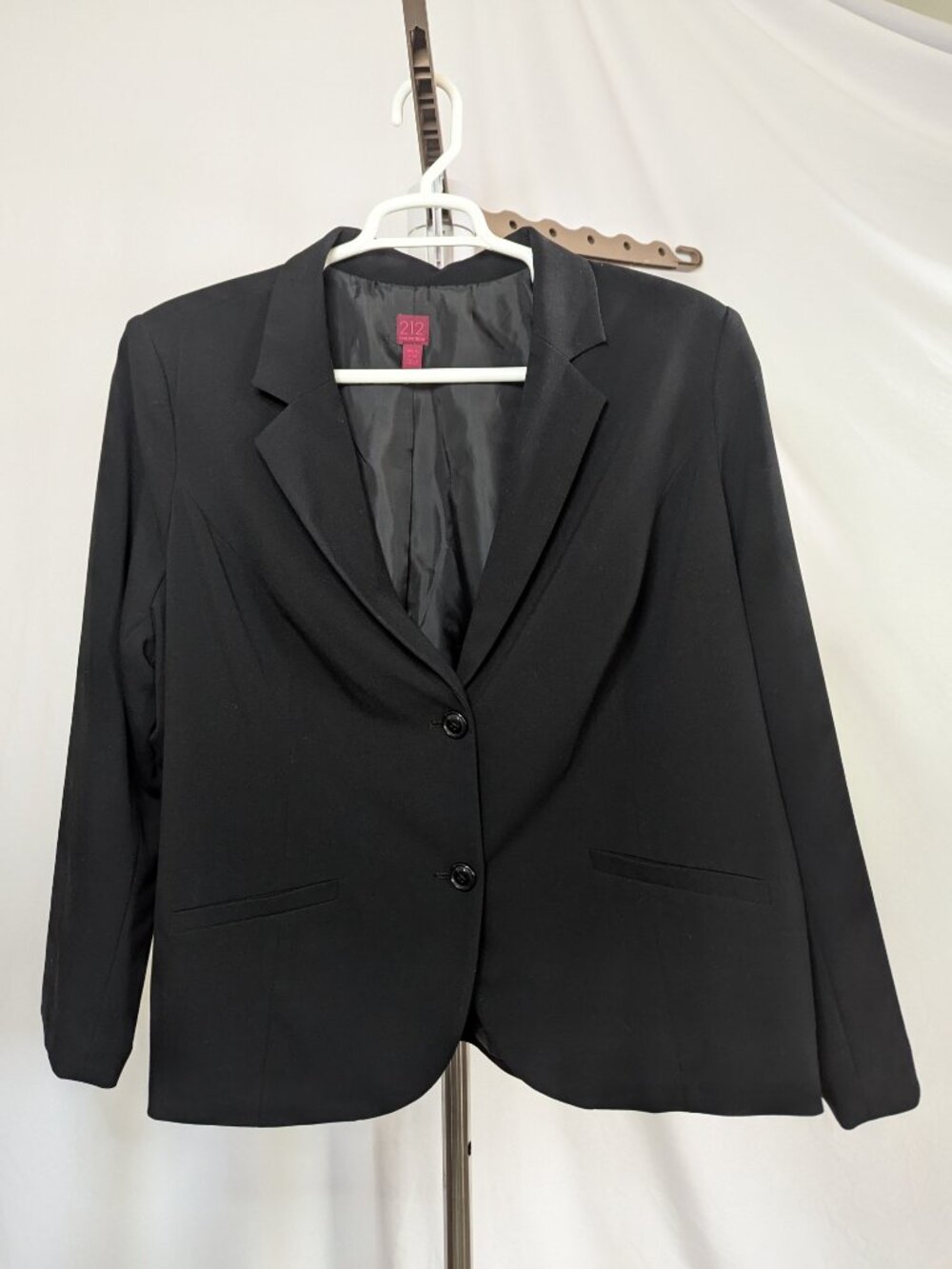 212 Collection Black Blazer Plus Size 24W